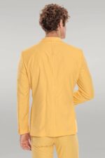 2-Piece-Patterned-Slim-Fit-Yellow-Men-Suit-Wessi-3