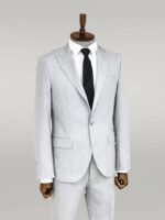 2-Piece-Plain-Slim-Fit-Light-Grey-Men-Suit-Wessi-4