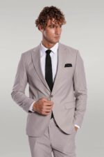 2-Piece-Striped-Grey-Men-Suit-Wessi-3