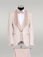 3-Piece-Patterned-Single-Button-Satin-Lapel-Cream-Mens-Tuxedo-with-Bow-Tie-Wessi-1