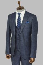 3-Piece-Single-Button-Peak-Lapel-Grey-Blue-Men-Suit-Wessi-3