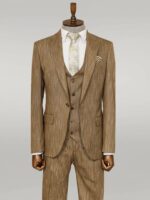 3-Piece-Single-Button-Peak-Lapel-Tan-Men-Suit-Wessi-4