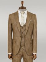 3-Piece-Single-Button-Peak-Lapel-Tan-Men-Suit-Wessi-5