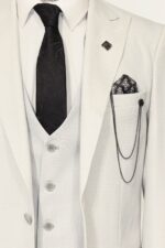 3-Piece-Single-Button-Peak-Lapel-White-Men-Suit-Wessi-1