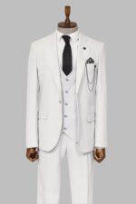 3-Piece-Single-Button-Peak-Lapel-White-Men-Suit-Wessi-2