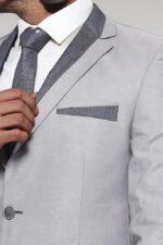 3-Pockets-2-Buttons-Cross-Piping-Grey-Jacket-Wessi-1