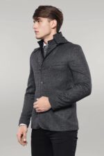 3-Pockets-Hooded-Zippered-Wool-Grey-Men-Short-Coat-Wessi-2