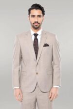 4-Drop-Checked-Regular-Fit-Beige-Suit-Wessi-4