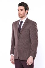 4-Drop-Checkered-Burgundy-Jacket-Wessi-2
