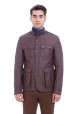 4-Pocket-Snap-Short-Brown-Coat-Wessi-3