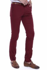 5-Pockets-Patterned-Burgundy-Men-Pants-Wessi-1
