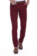 5-Pockets-Patterned-Burgundy-Men-Pants-Wessi-4