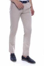 5-Pockets-Patterned-Men-Beige-Pants-Wessi-1