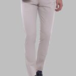 5 Pockets Patterned Men Beige Pants - Wessi