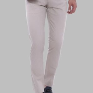 5 Pockets Patterned Men Beige Pants - Wessi
