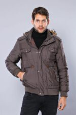 6-Pocket-Bondite-Zippered-Hooded-Brown-Coat-Wessi-1