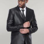 8 Drop Shiny Black Suit - Wessi