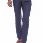 Anthracite Slim Fit Plain Men Pants - Wessi
