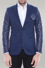 Arm-Skinned-Quilted-Velvet-Bast-Blue-Jacket-Wessi-1