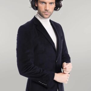 Bag Pocket Rigging Velvet Black Jacket-Wessi