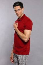 Basic-Claret-Red-Men-Polo-T-Shirt-Wessi-1