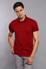 Basic-Claret-Red-Men-Polo-T-Shirt-Wessi-3