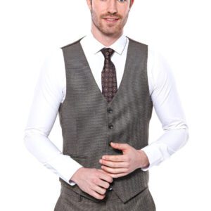 Beige Men's Vest - Wessi