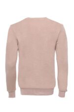 Beige-Plain-Circle-Neck-Sweatshirt-Wessi-1