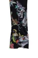 Birds-And-Flowers-Patterned-Slim-Fit-Long-Sleeves-Black-Men-Shirt-Wessi-2