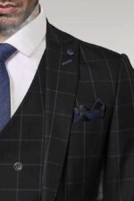 Black-Checked-3-Piece-Linen-Suit-Wessi-2