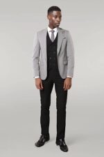 Black-Double-Breasted-Vest-Grey-Men-Suit-Wessi-1