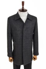 Black-Hidden-Button-Peak-Lapel-Coat-Wessi-2