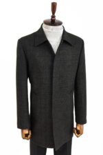 Black-Hidden-Button-Peak-Lapel-Coat-Wessi-3
