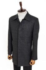 Black-Hidden-Button-Peak-Lapel-Coat-Wessi-3