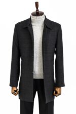 Black-Hidden-Button-Peak-Lapel-Coat-Wessi-4