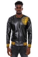 Black-Leather-Touch-Printed-Seasonal-Coat-Wessi-4