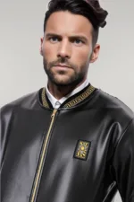 Black-Leather-Touch-Seasonal-Coat-Wessi-7