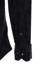 Black-Long-Sleeves-Velvet-Mens-Shirt-Wessi-2