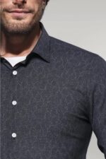 Black-Patterned-Mens-Shirt-Wessi-1