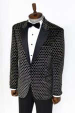 Black-Patterned-Over-Black-Men-Prom-Blazer-Wessi-4