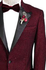 Black-Patterned-Over-Burgundy-Men-Singer-Tuxedo-Blazer-Wessi-1