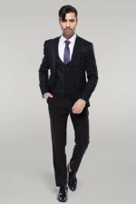 Black-Plaid-Mens-Winter-3-Piece-Suit-Wessi-1
