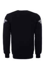 Black-Printed-Circle-Neck-Long-Sleeves-Sweatshirt-Wessi-1