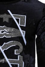 Black-Printed-Crew-Neck-Sweatshirt-Wessi-1