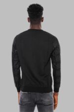 Black-Printed-Slim-Fit-Sweatshirt-Wessi-2
