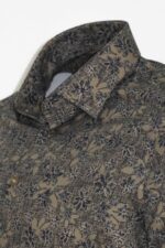 Bloom-Patterned-Beige-Slim-Fit-Shirt-Wessi-1