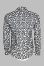 Bloom-Patterned-Dark-Slim-Fit-Grey-Men-Shirt-Wessi-3