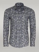 Bloom-Patterned-Grey-Slim-Fit-Shirt-Wessi-2