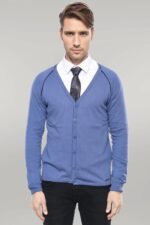 Blue Cotton Knitwear