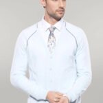 Blue Cotton Men Knitwear - Wessi